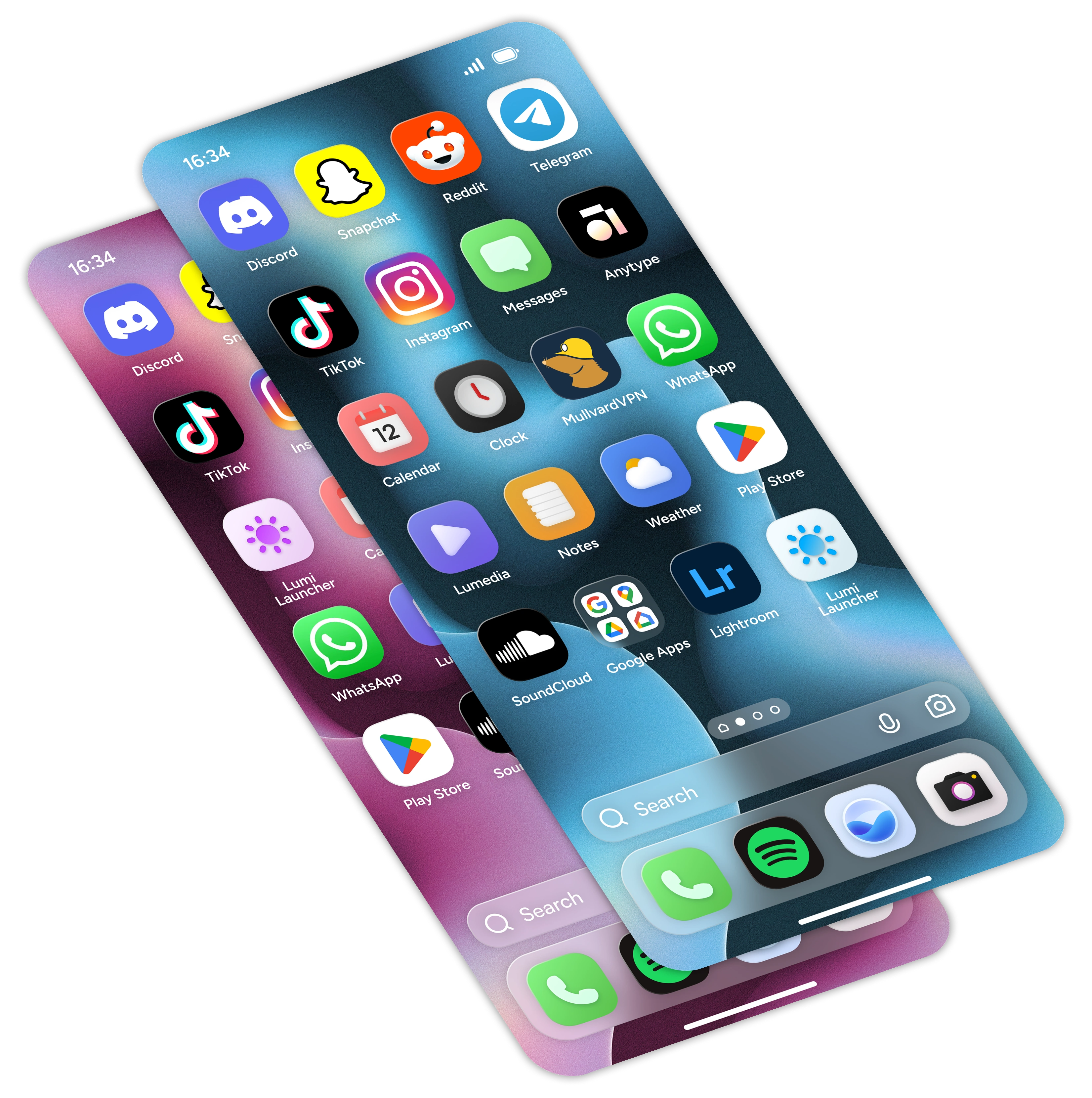Android launcher preview